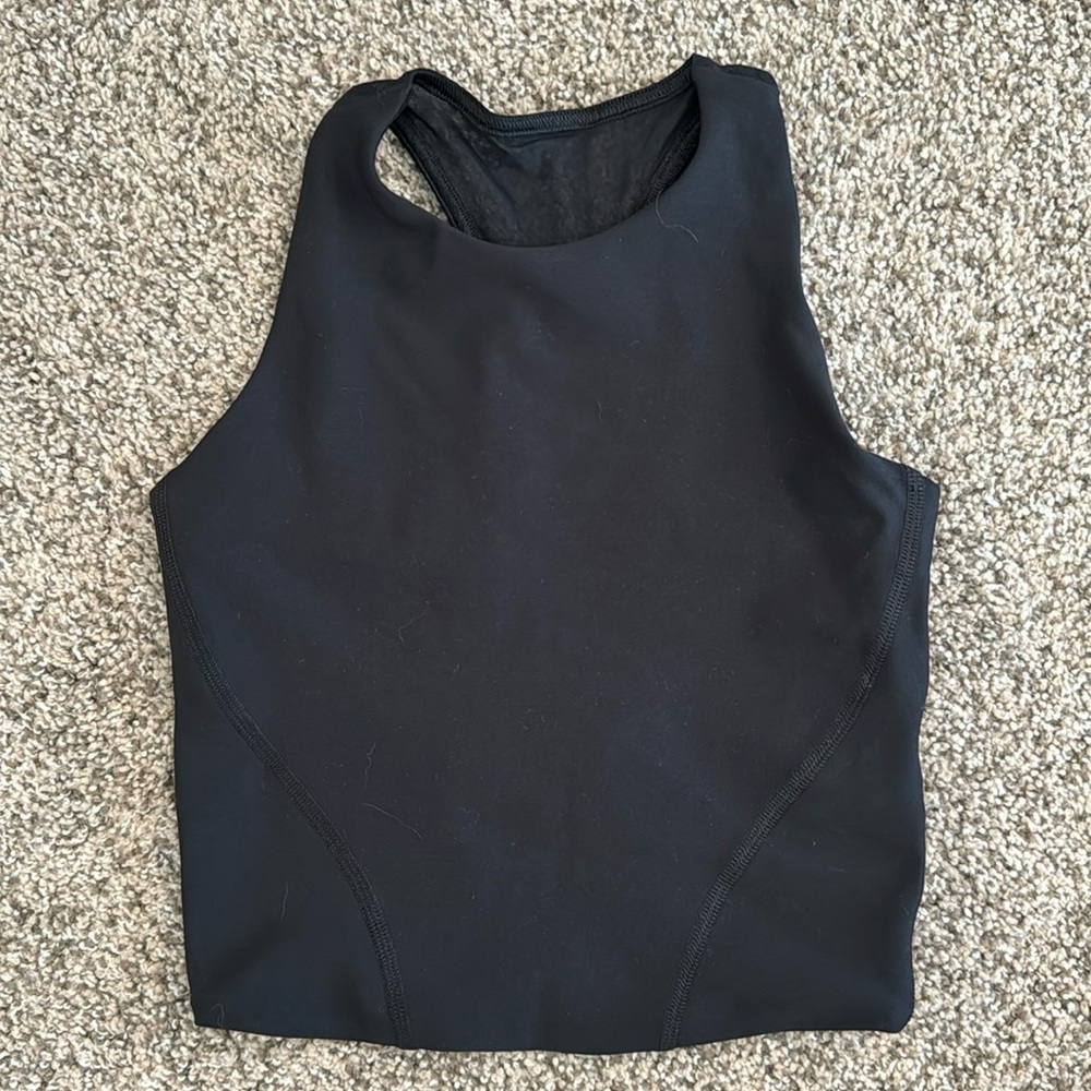 YPB sculptLUX High-Neck Mesh Back Slim Tank